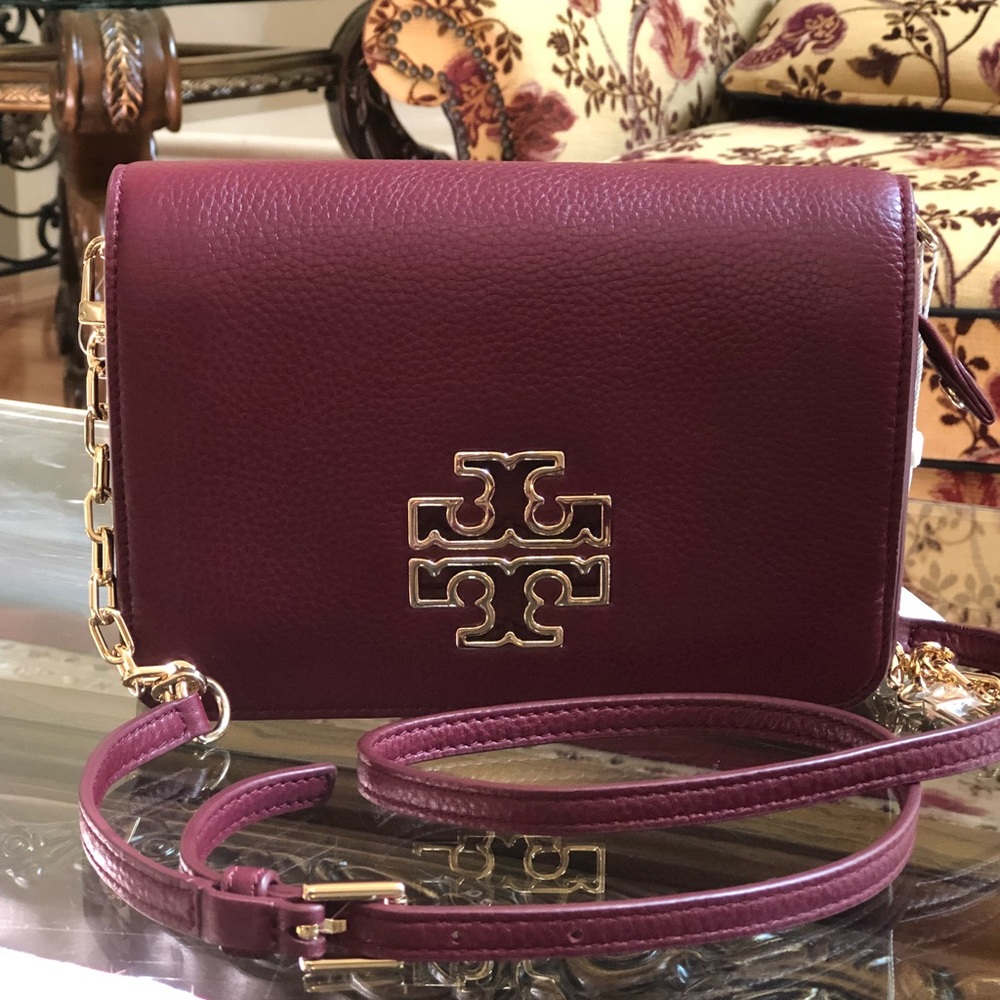NWT Tory Burch Britten Combo crossbody Handbag - Picture 1 of 8